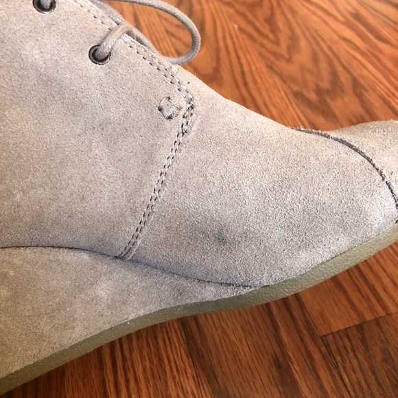 Toms Suede Wedge Booties - Picture 5 of 5